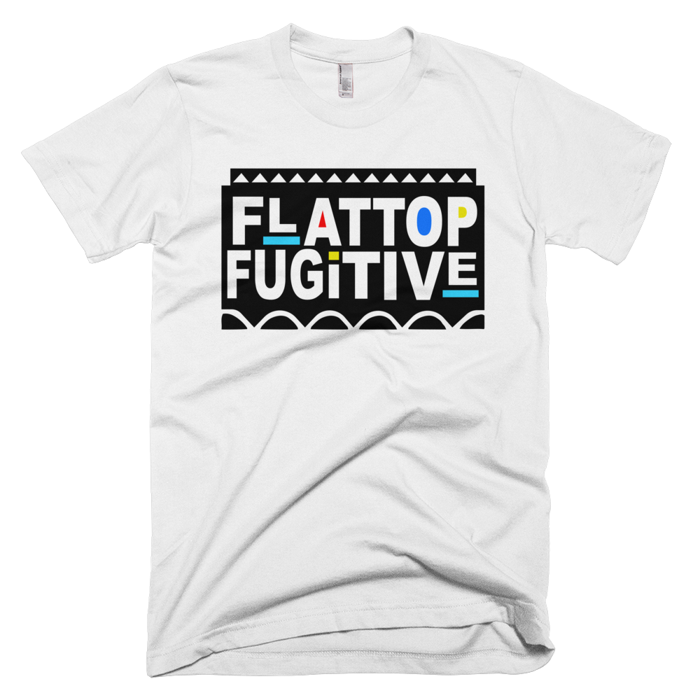 White Flattop Sitcom Short Sleeve T-Shirt