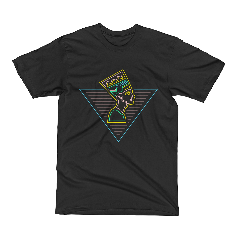 Black Flashing Lights Fugitive Sleeve T-Shirt