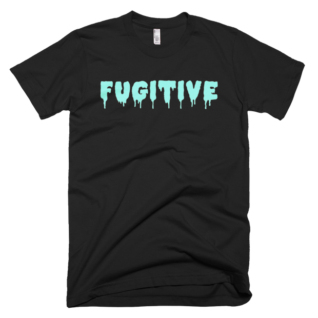 Black Dripped Fugitive Short Sleeve T-Shirt