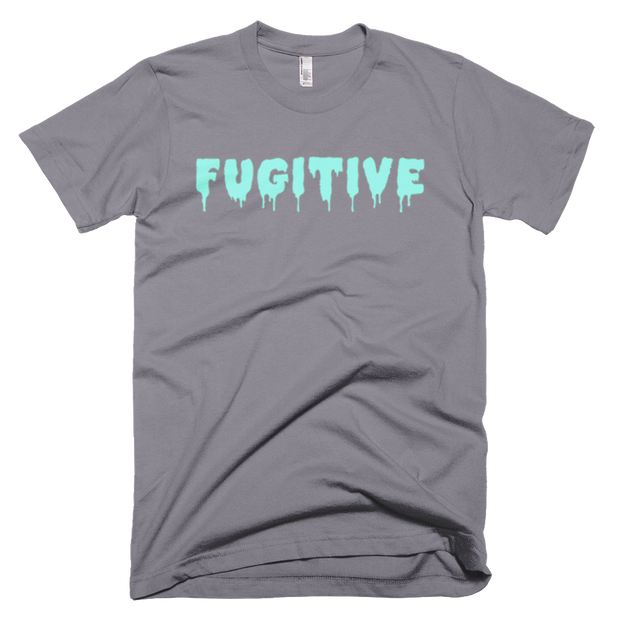 Gray Dripped Fugitive Short Sleeve T-Shirt
