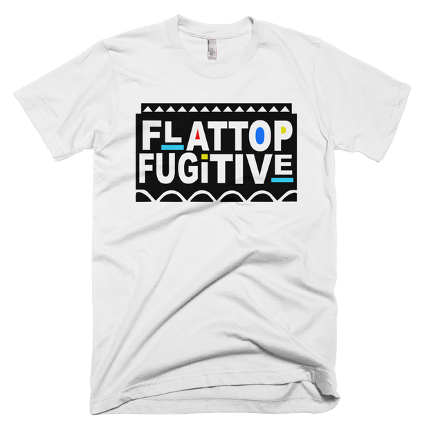 White Flattop Sitcom Short Sleeve T-Shirt