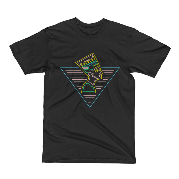 Black Flashing Lights Fugitive Sleeve T-Shirt